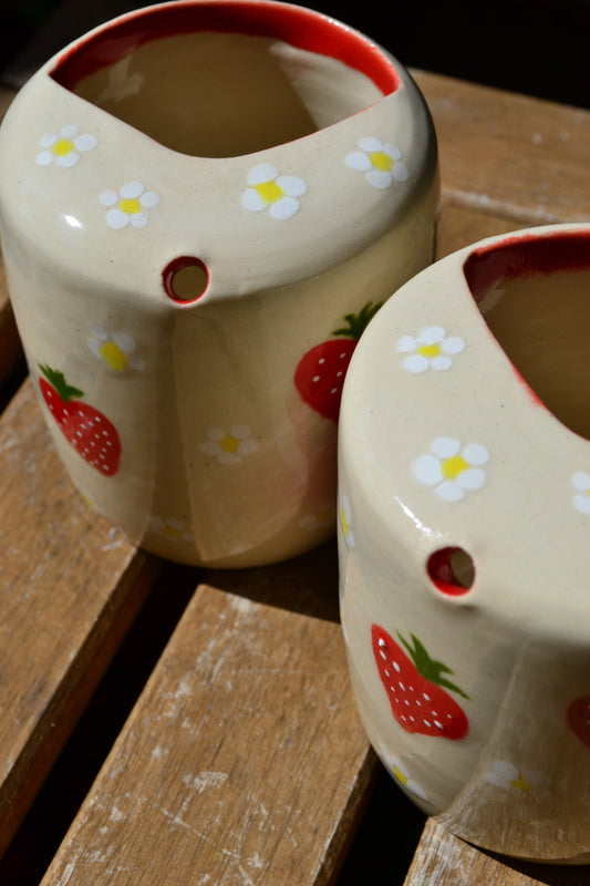 Strawberry Ceramic Sip Cup