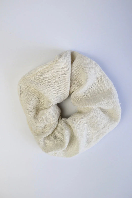Raw Silk Scrunchies