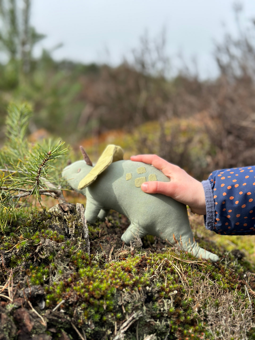 Linen Dinosaur Plush Toy
