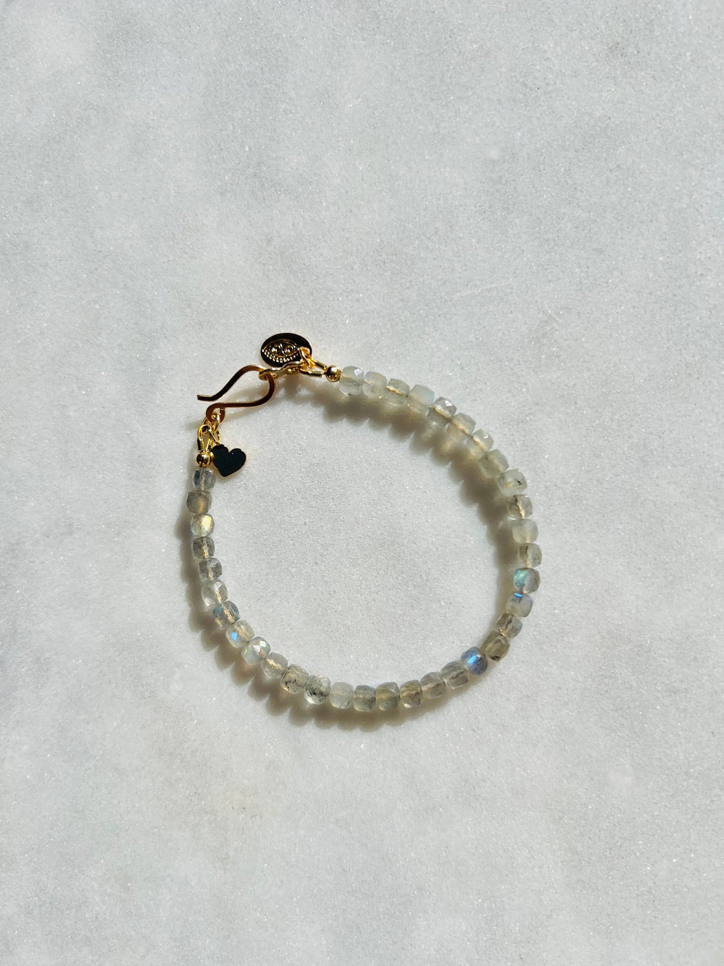 You are magic incarnate. This labradorite bling helps you roll with it and unlock downloads from universal intelligence. You know, hot metaphysical girl ish. From Punkwasp's Power Collection - one of a kind pieces designed to energetically align you with your highest self.