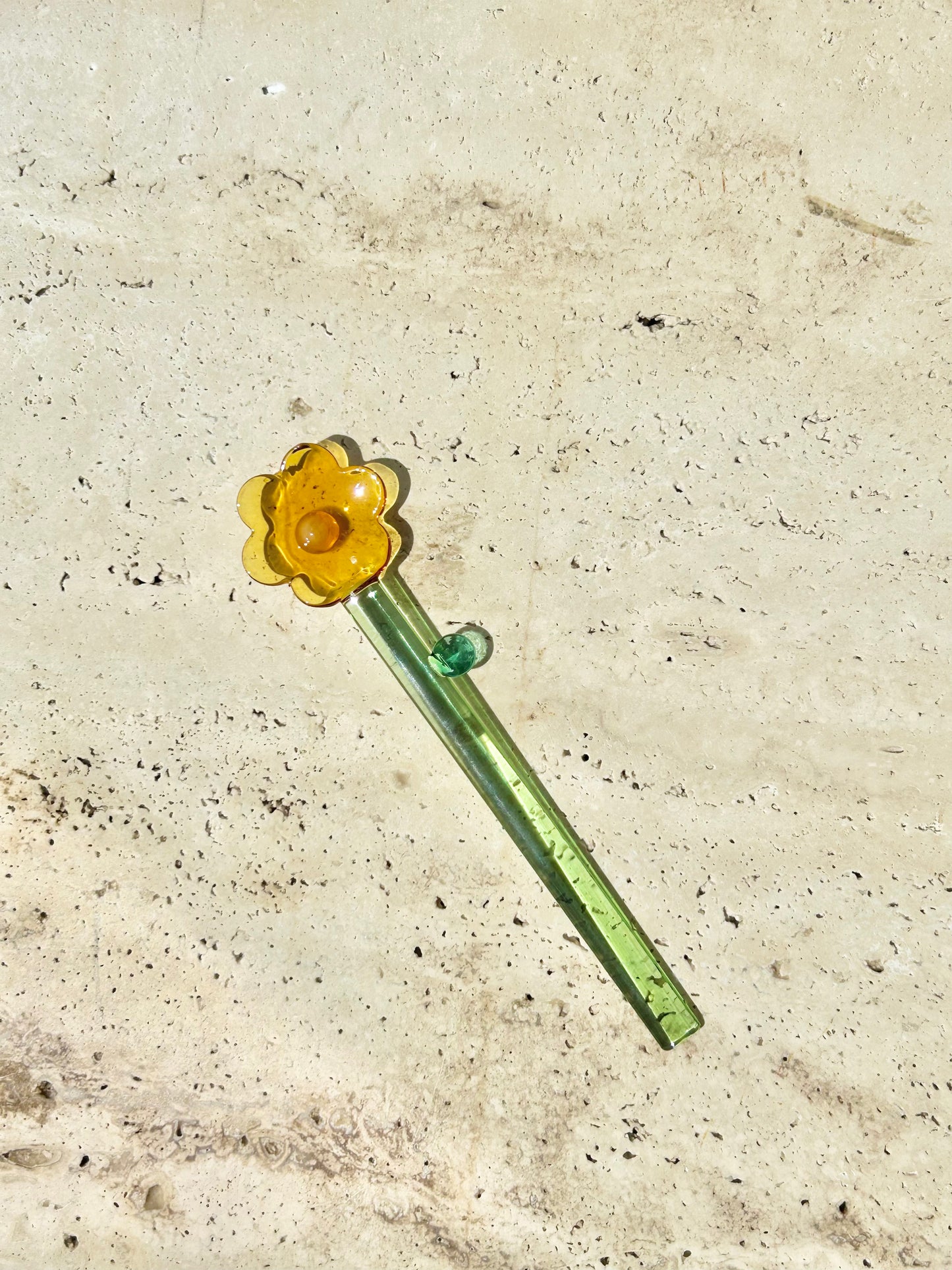 Flower Glass Stirring Spoon