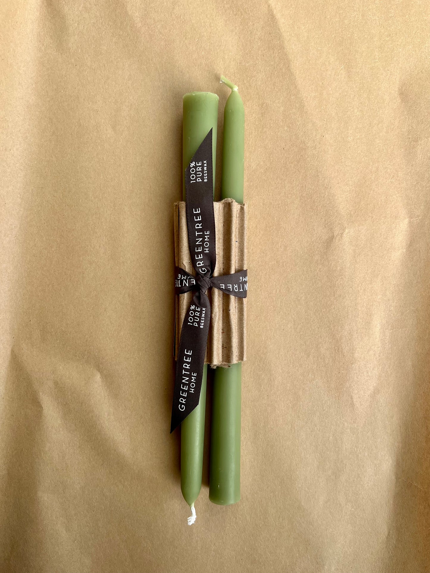 Everyday Tapers are "classic" candles. What makes a classic a classic? Beautiful anytime and anywhere – simple, meaningful, and perfect for every kind of occasion. Set of 2, 100% pure North American beeswax candles. Each candle is hand poured and individually finished in New York State. sage green