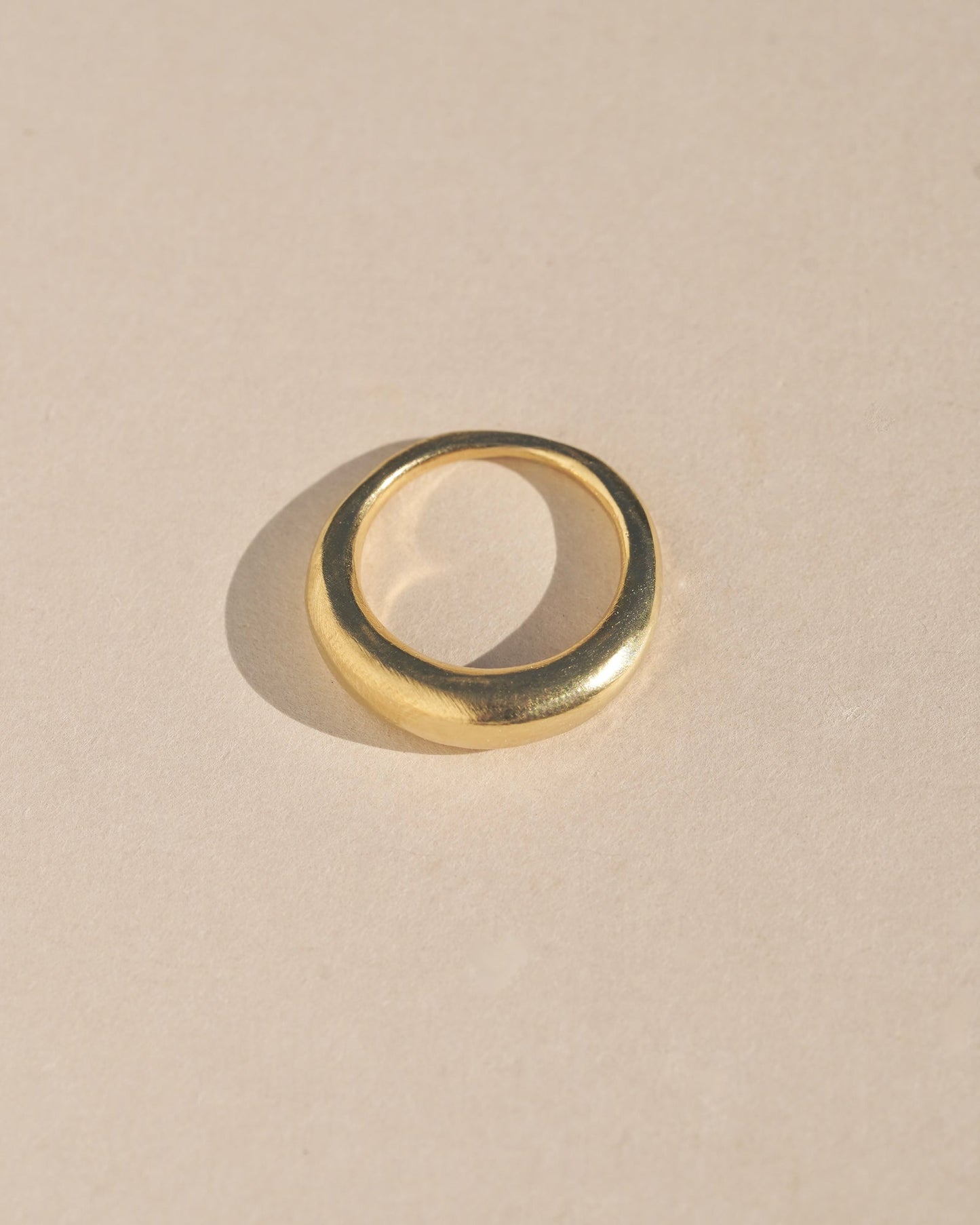 Gold vermeil cirrus ring by Mountainside Made.