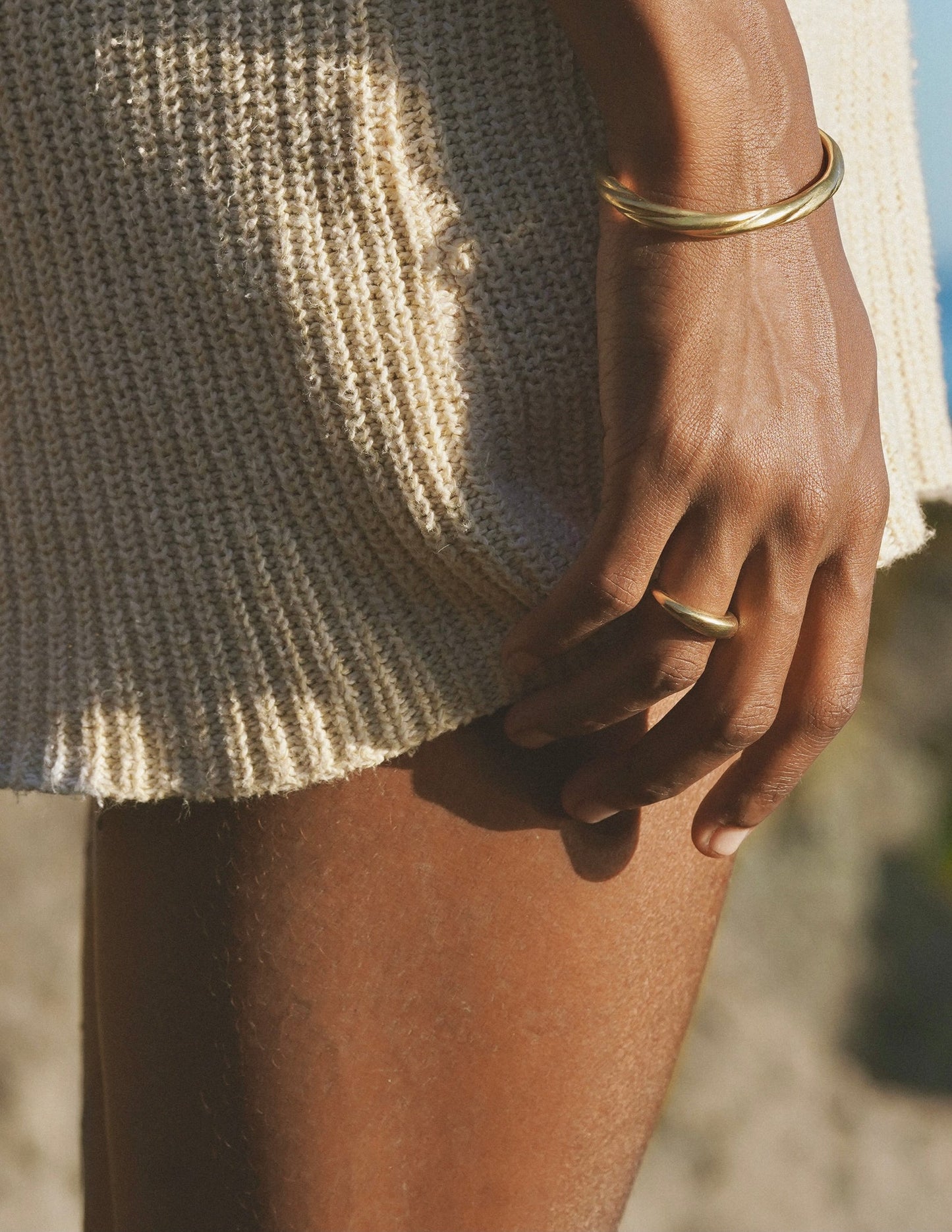 Gold vermeil cirrus ring by Mountainside Made.