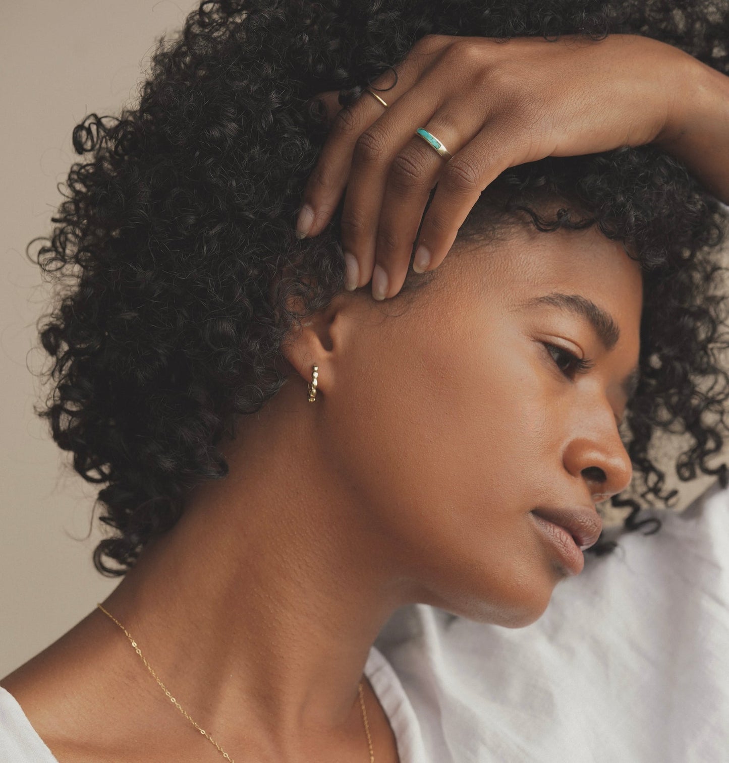 14k gold vermeil petal earrings / Simple floral inspired hollow hinged hoops, light weight every day comfort and organic ease. Handmade in the Santa Cruz mountains.