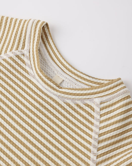 Honey Stripe Finn Rashguard + Shorts Set
