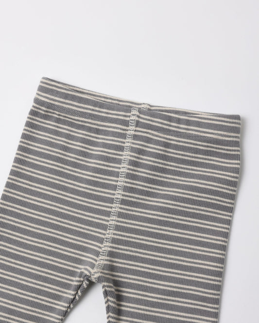 Slate Ribbed Tee + Legging Set