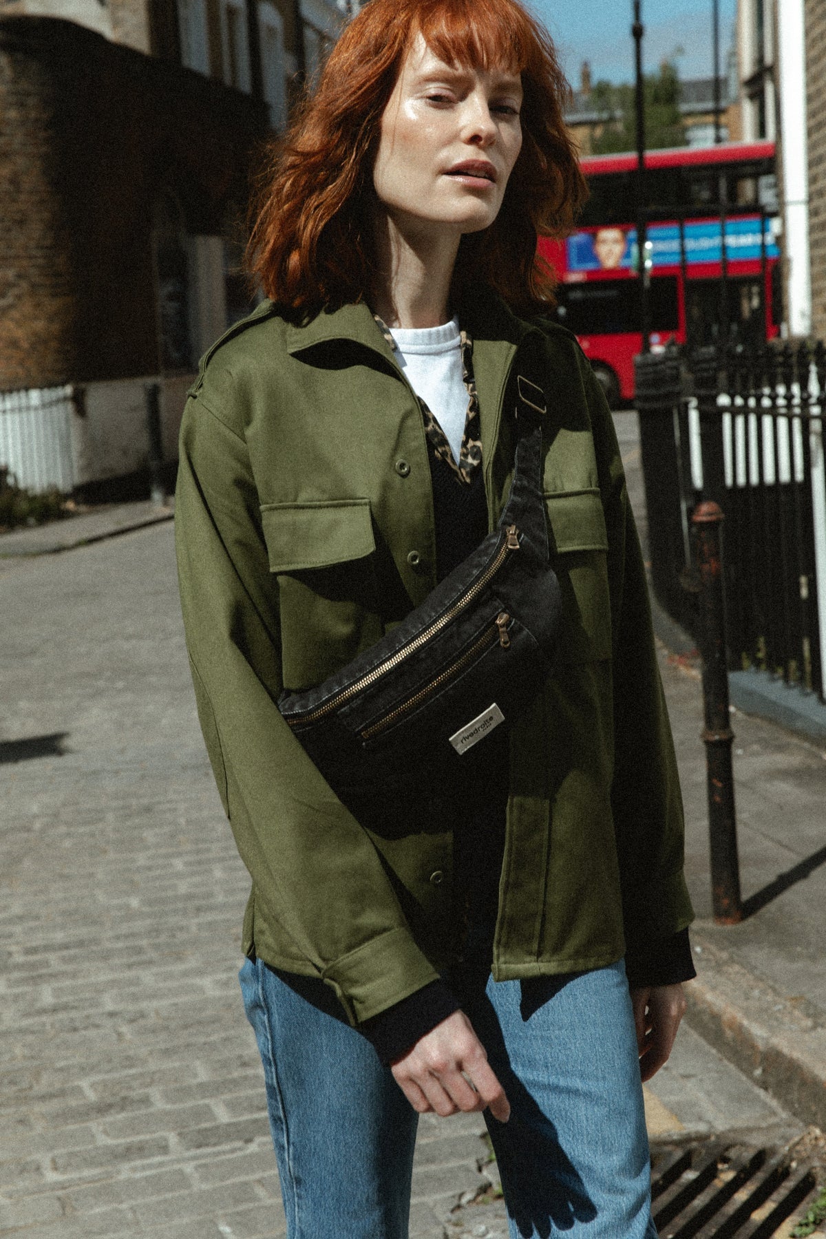 The Orsel allows you to carry all your daily essentials with its rectangular shape and 2 compartments. Slip your credit cards in the small zip compartment, and your larger essentials in the main one. Made with recycled denim and end-of-stock textile industry fabrics. Designed in Paris, France.