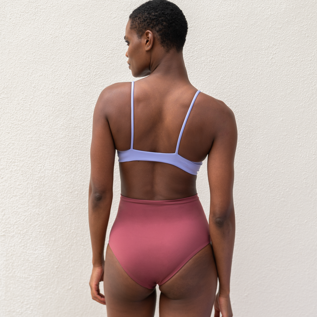 Dive in - these lux bottoms hug you in, while still showing just enough cheek to turn heads. A high waisted swimsuit bottom with a medium cut leg and medium bum coverage. One of Left on Friday's best selling bottoms, for good reason, with its insanely soft, smoothing coverage fabric.