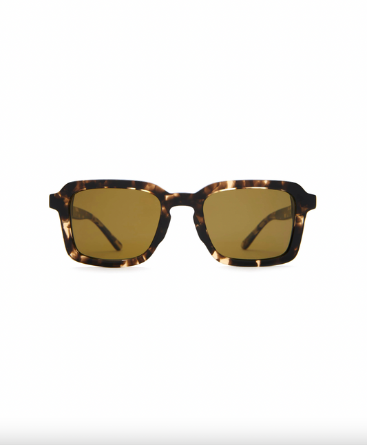 The Heavy Tropix looks great on just about everyone. Thin, adjustable temples allow for a comfortable, more universal fit. Handcrafted bioacetate frames—biodegradable, plant-based, earth-friendlier. Rx-ready.