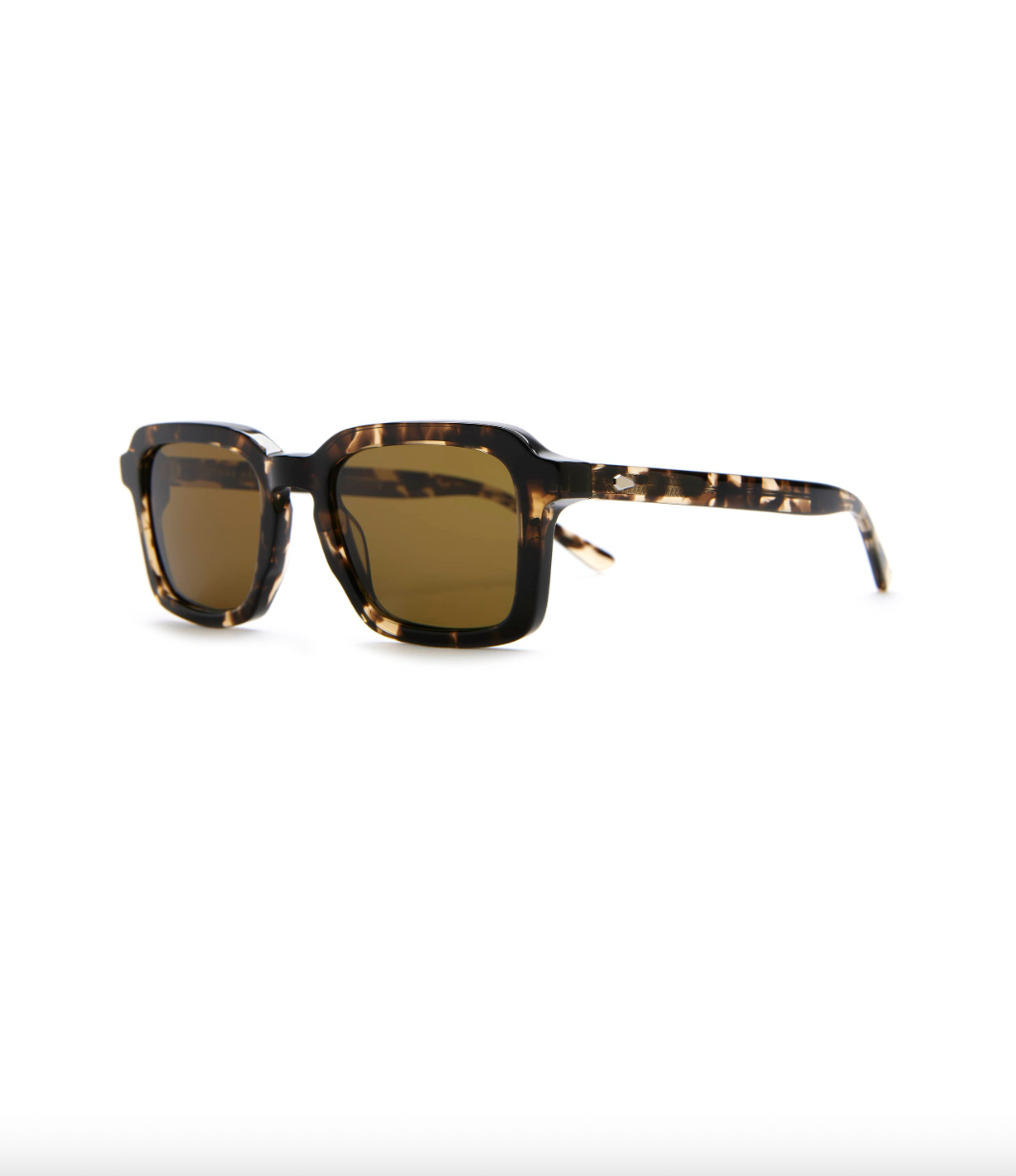 The Heavy Tropix looks great on just about everyone. Thin, adjustable temples allow for a comfortable, more universal fit. Handcrafted bioacetate frames—biodegradable, plant-based, earth-friendlier. Rx-ready.