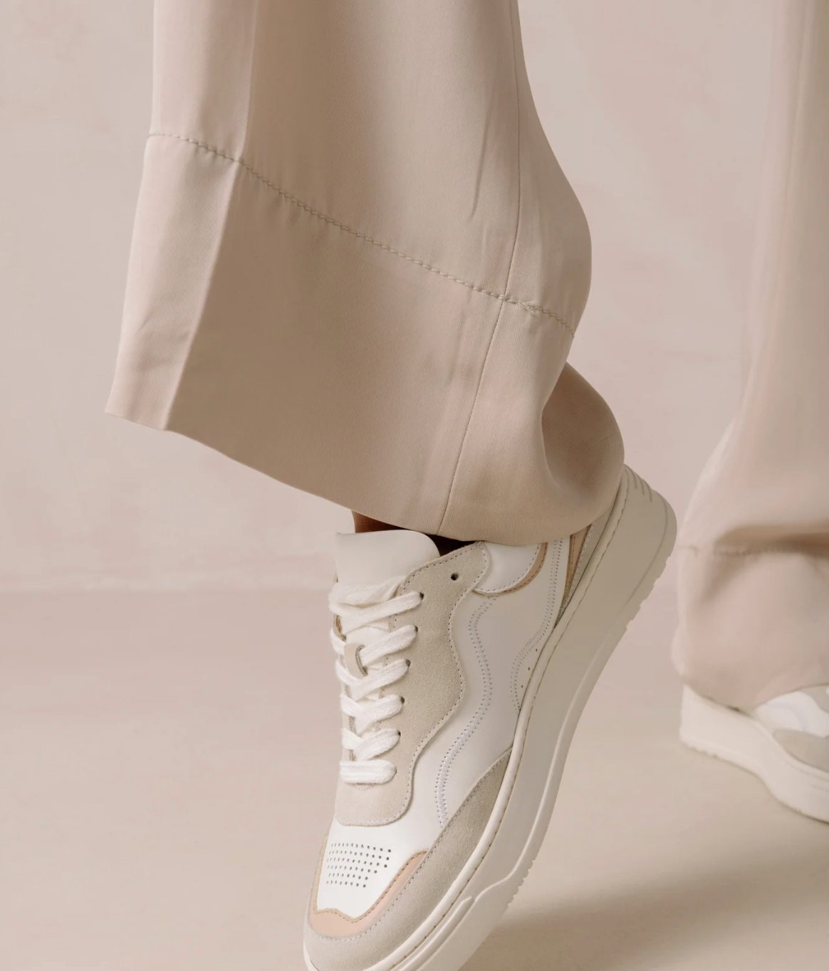 alohas tb.87 leather sneaker shoe in quarry