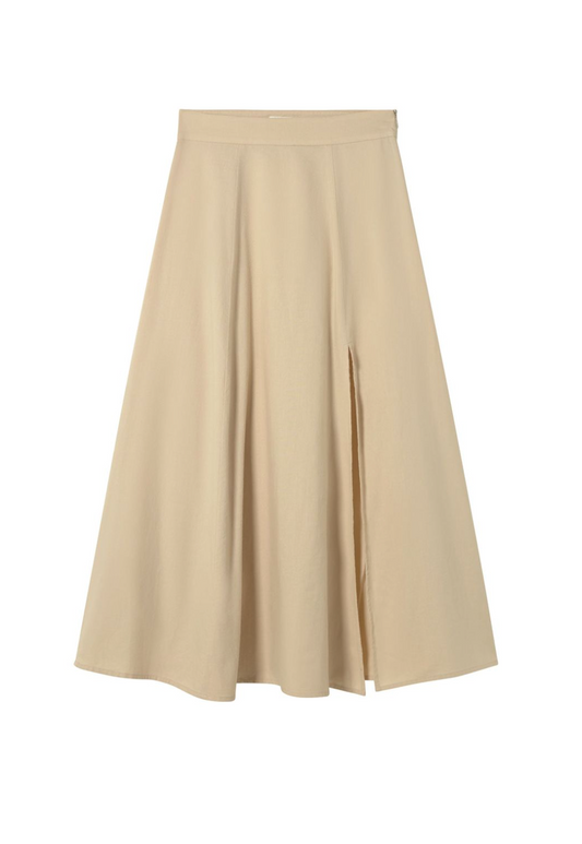 thinking mu Raw marygold Tora skirt made of organic cotton