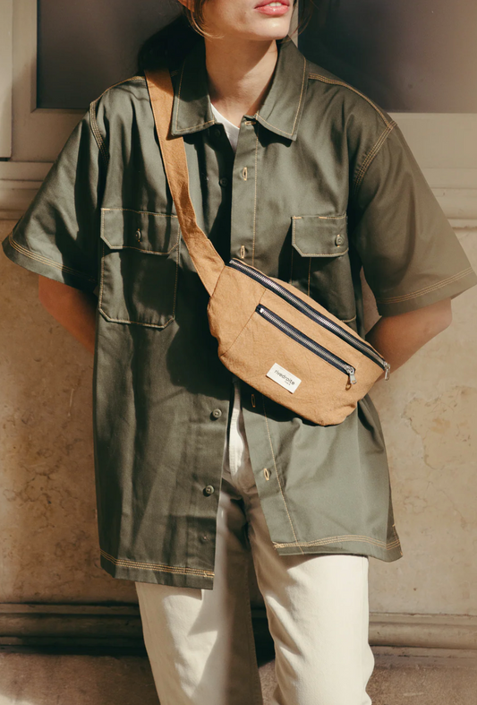 Waxed Orsel Sling Bag