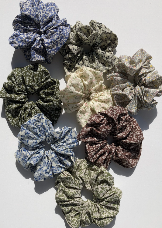 Victoria Floral Scrunchie