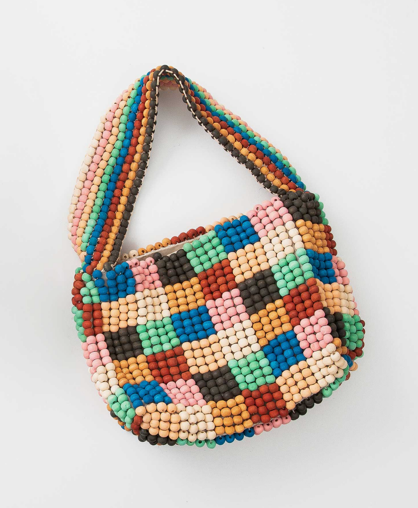 Patchwork Beaded Bag