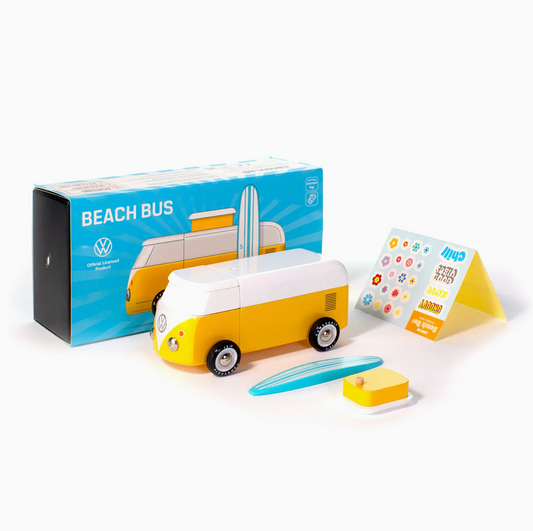 Sunset Beach Bus Toy Car