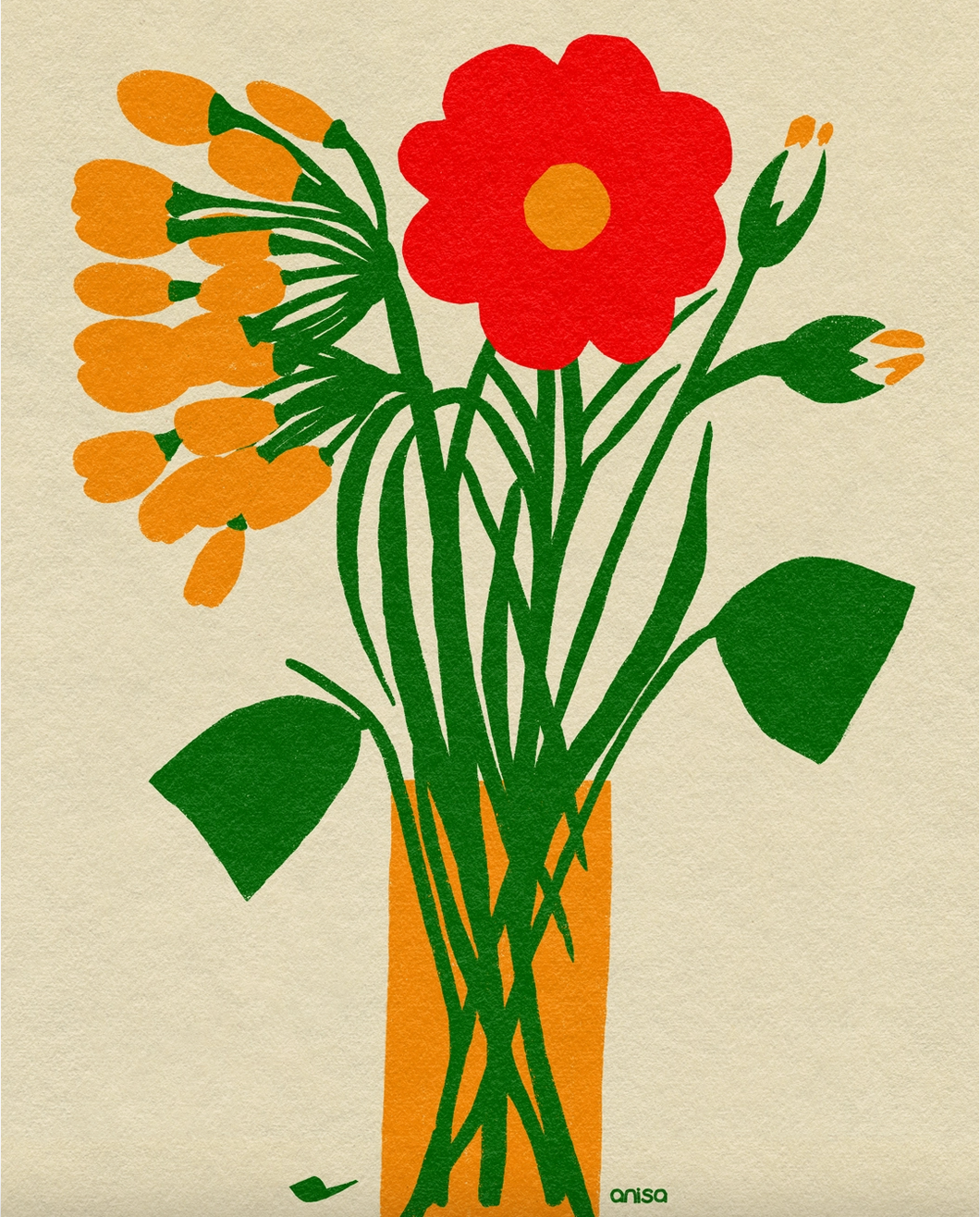 Fresh Picked Bouquet Print