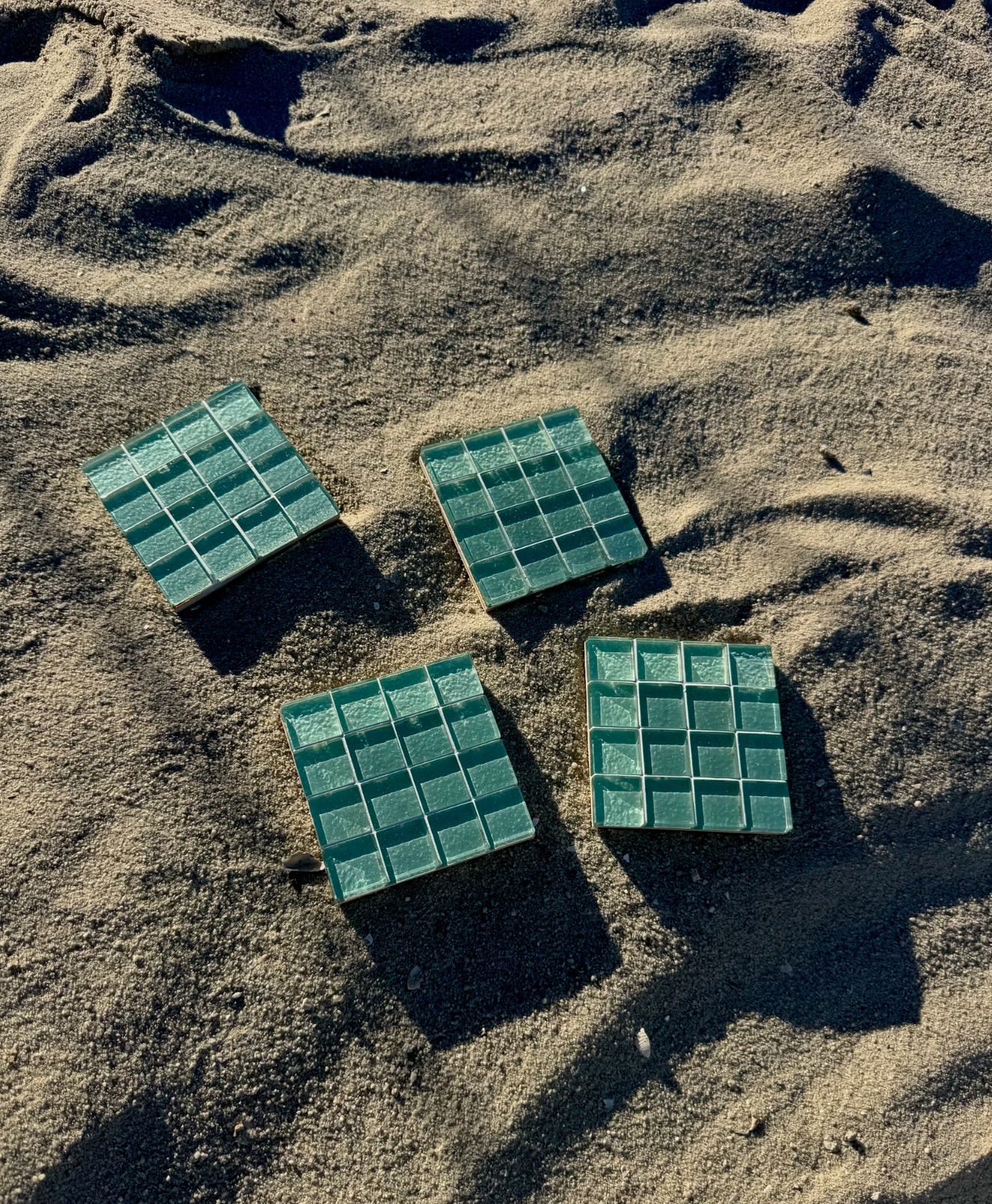Sea Glass Tile Coaster
