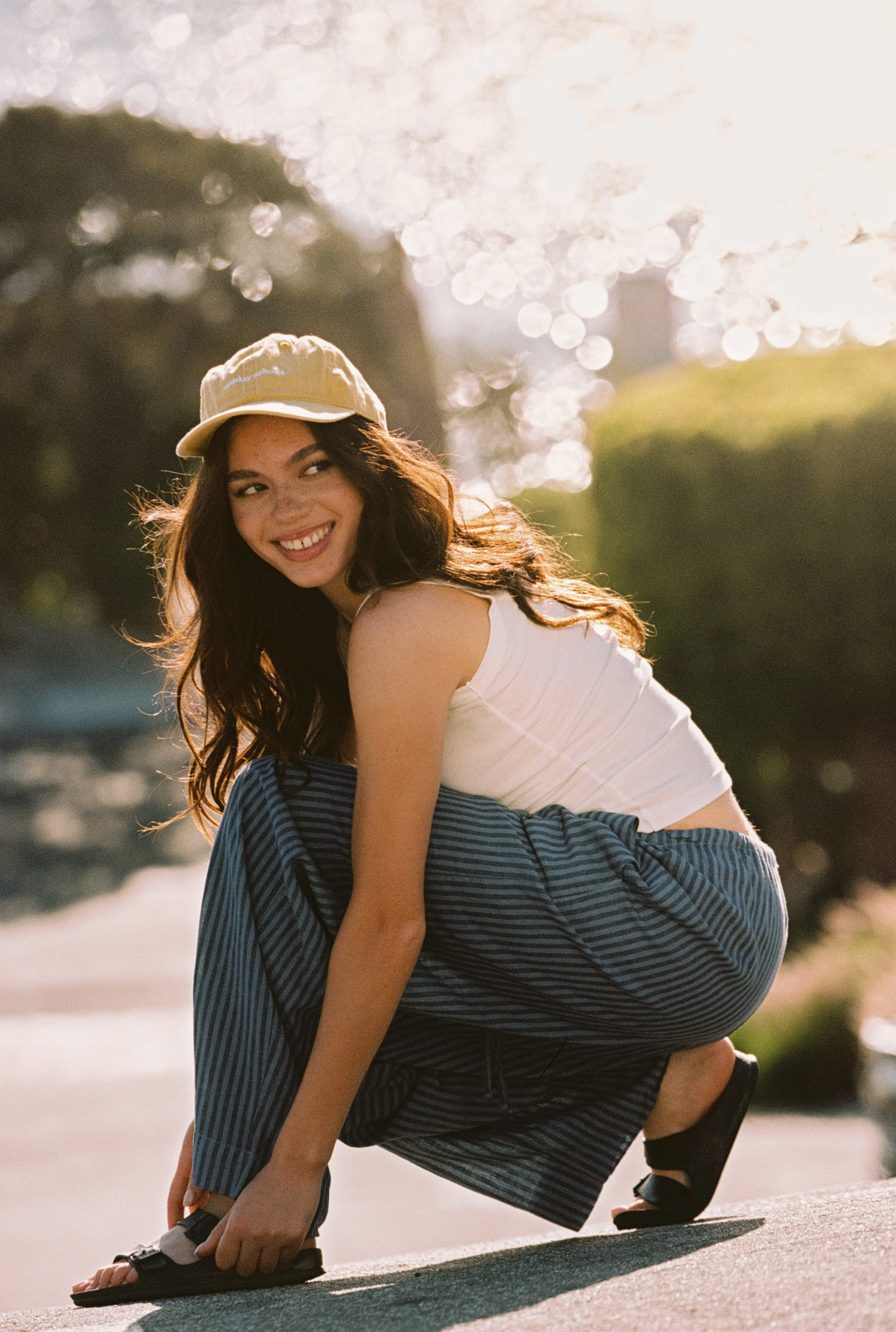 Laundered Striped Pants