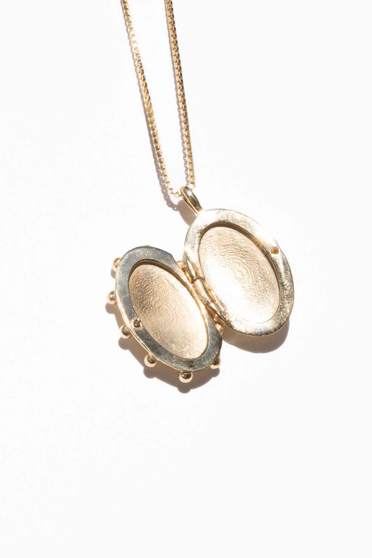 Sun Locket Necklace
