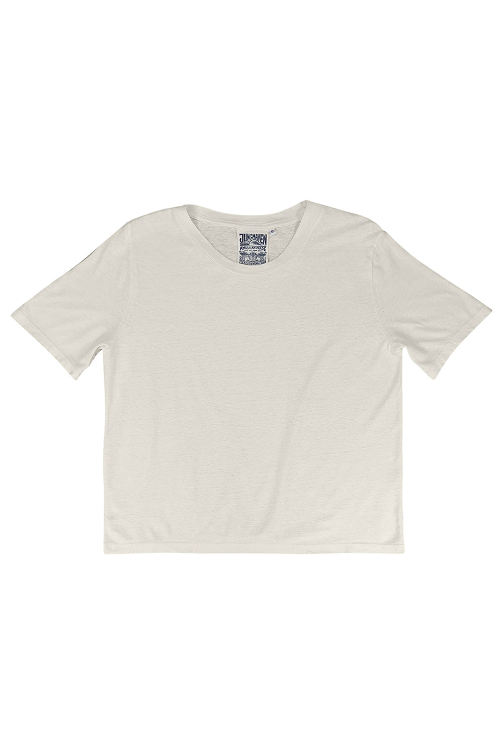 A classic, easy crop top that goes with anything and everything. Loose fitting, super soft hemp and organic cotton, we're sure it'll become a staple in your wardrobe! Sustainably made in Los Angeles.