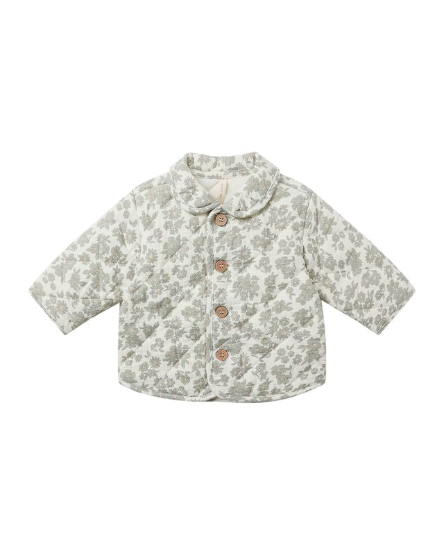 Quilted Button Jacket