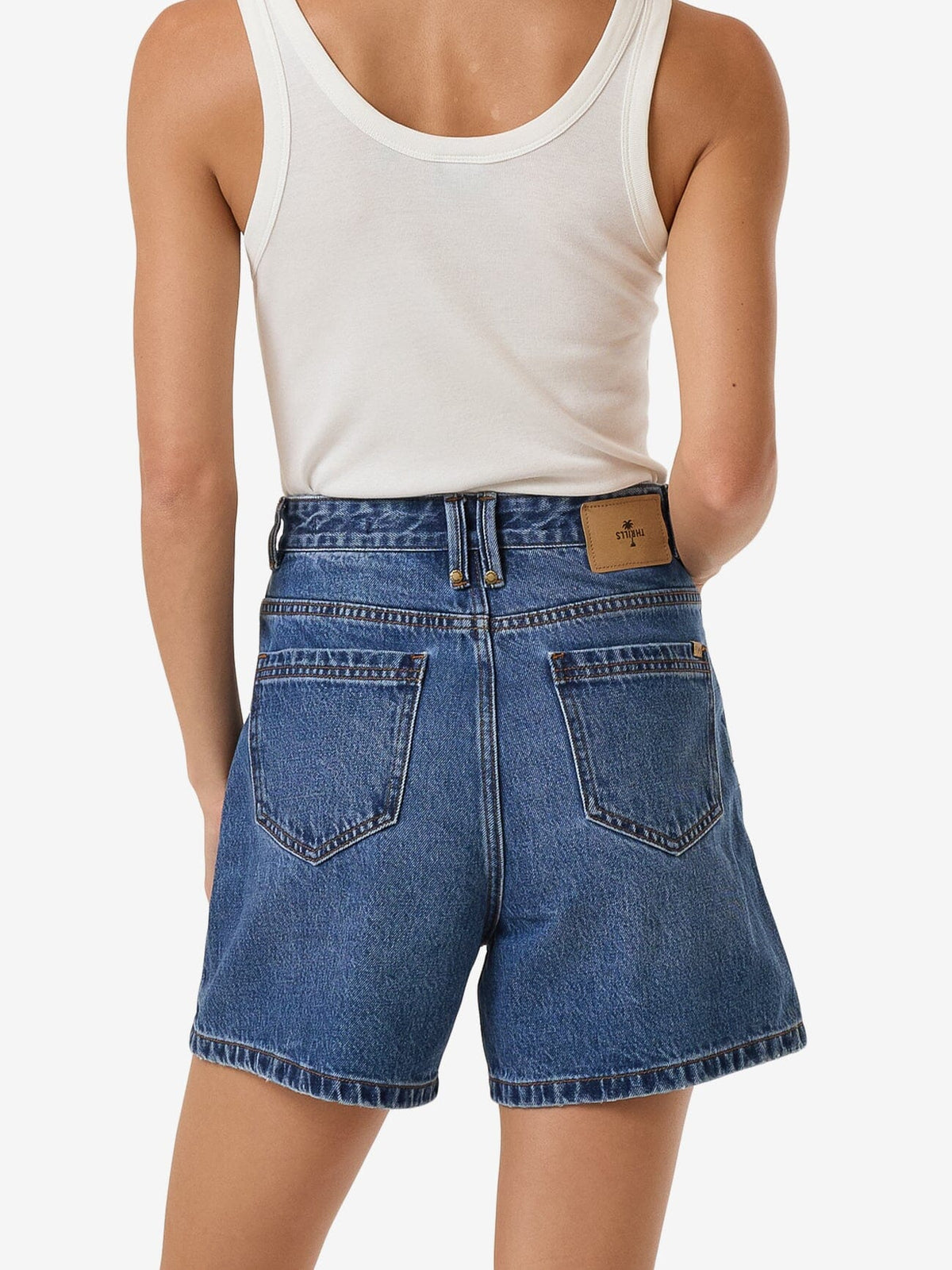 Koko Shorts in Double Rinsed Blues