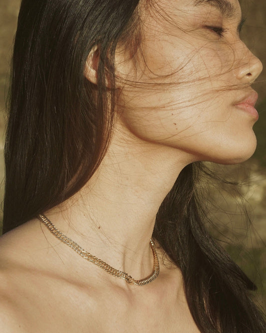 ivy necklace by mountainside jewelry - This effortlessly chic 14k gold fill chain necklace stands out beautifully when layered or worn alone. Handmade in the Santa Cruz Mountains.