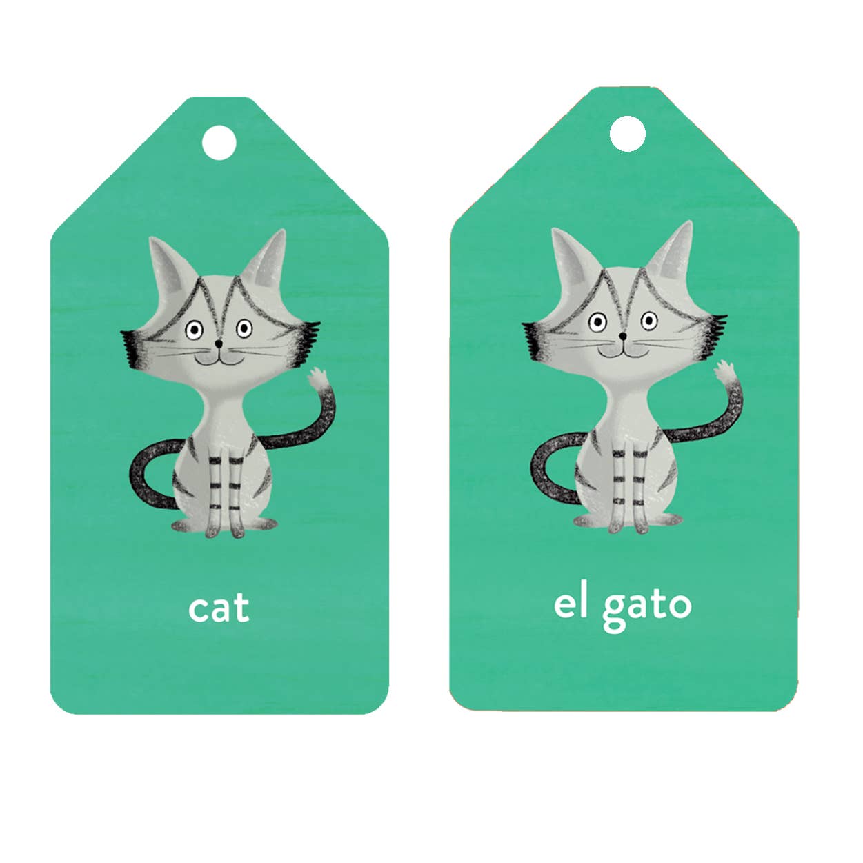 Spanish To English Ring Flash Cards