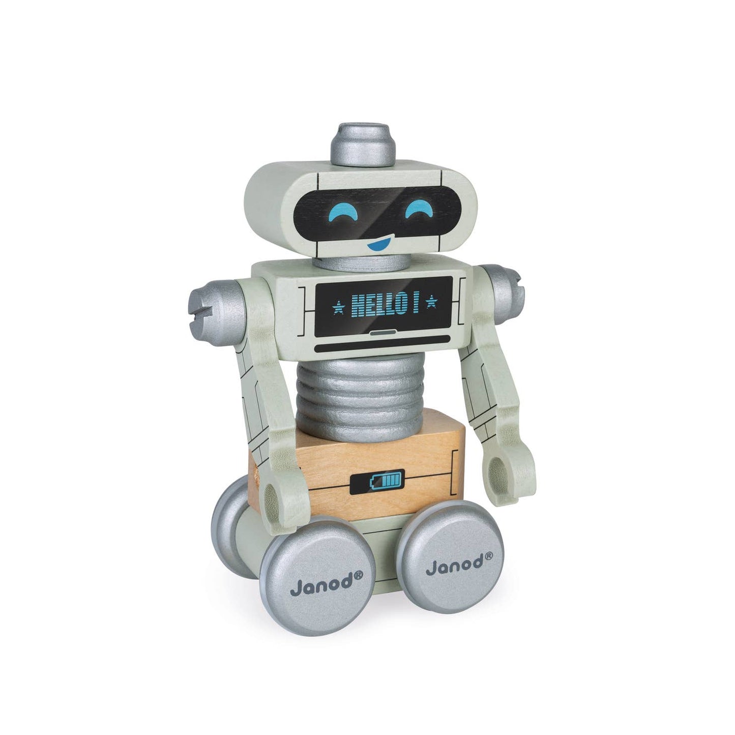 janod diy robots / 3 awesome robots to assemble, disassemble, and mix and match at will with the wooden screwdriver provided. 53 interchangeable pieces for lots of creative possibilities. An activity that develops your child’s fine motor skills, in addition to their imagination!