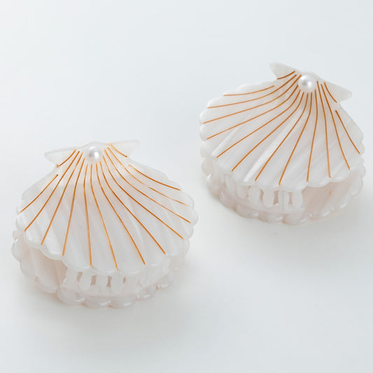 Pearl Seashell Claw Clip