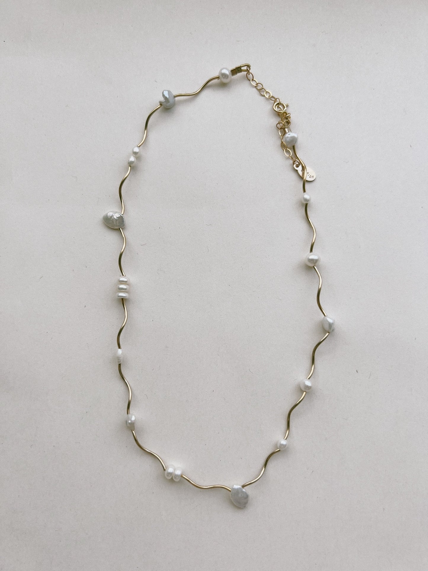 Filament Pearl Necklace