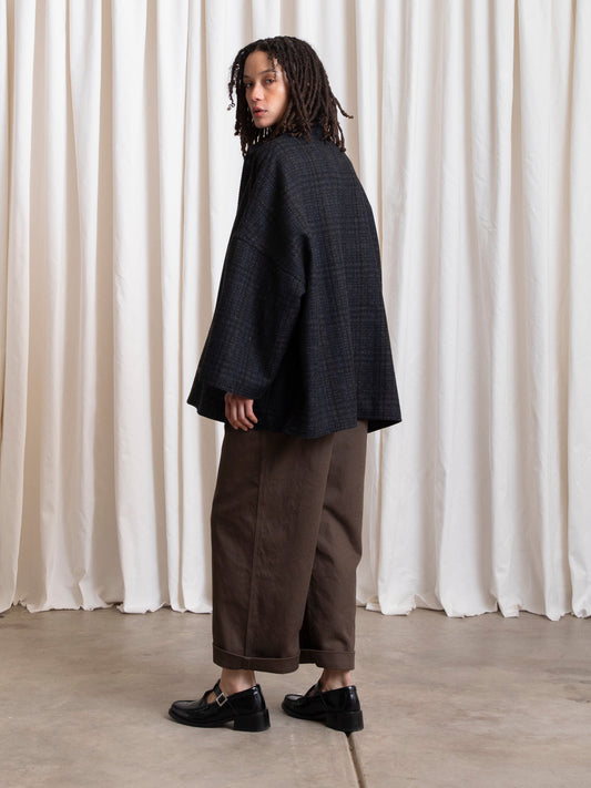 Wool Oversized Shirt Jacket