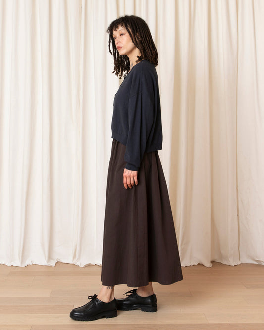 Ali Golden Boxy Cardigan