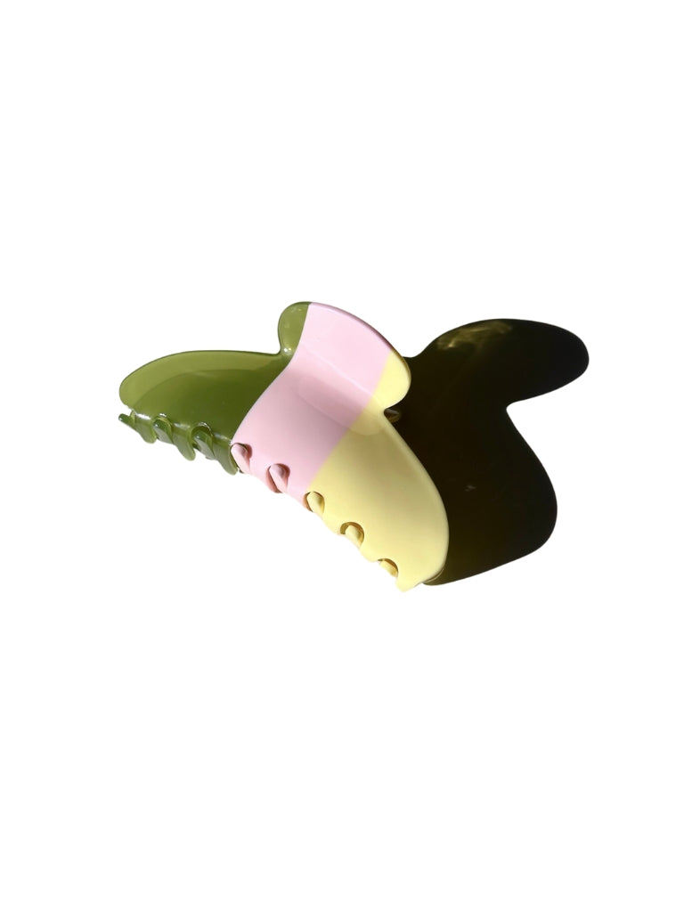 Stripe Claw Clip
