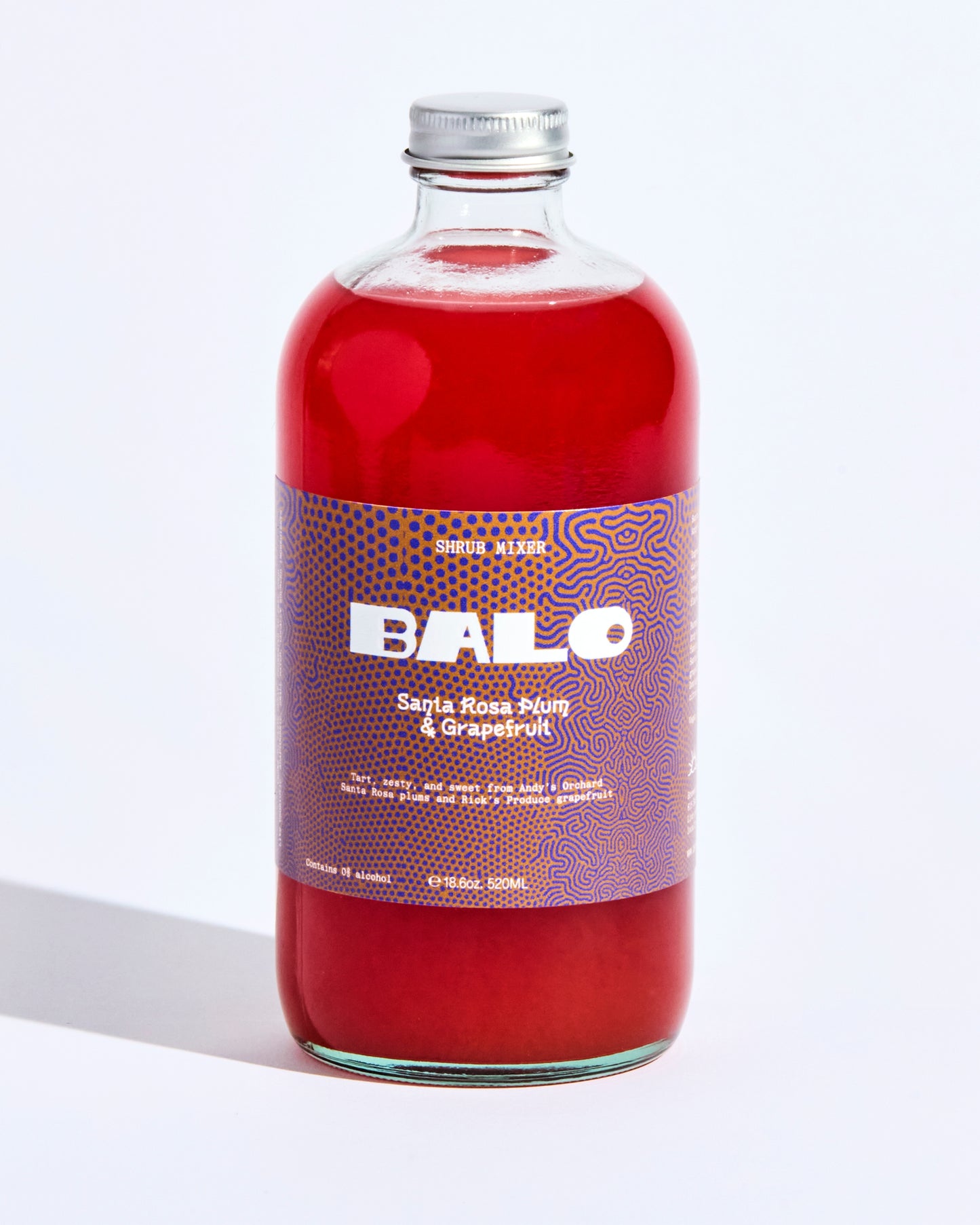 Santa Rosa Plum and Grapefruit Cocktail Mixer