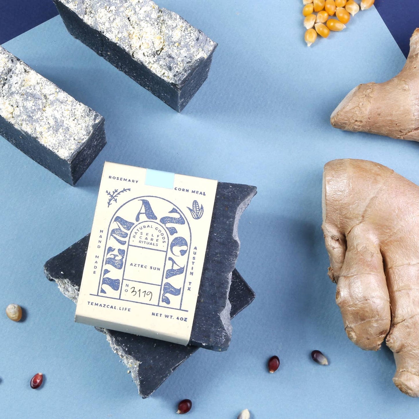 All natural soap bar for your face and body, made with an enchanting mix of ancient ingredients with a rich aroma that rejuvenates your senses.
