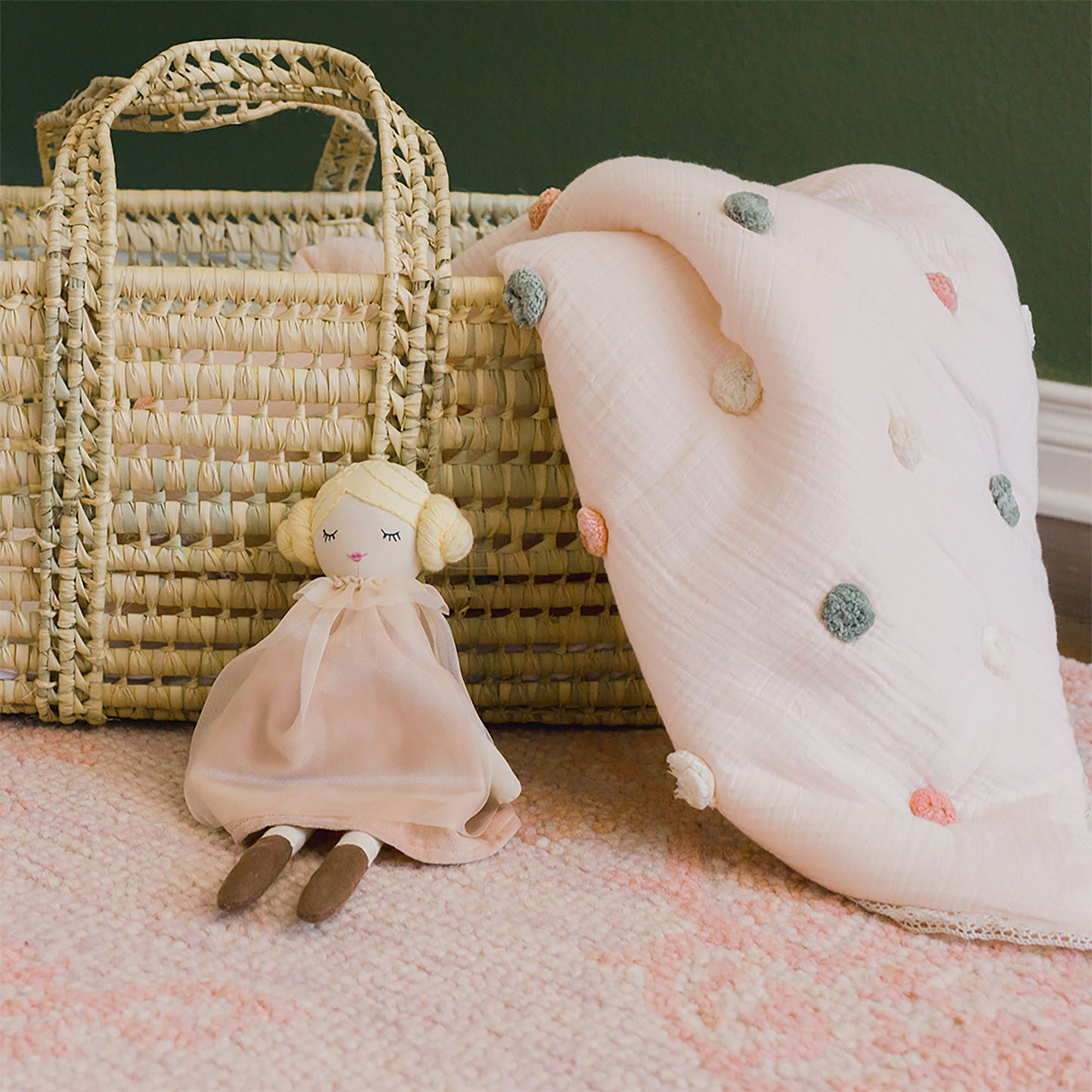 Princess plush doll by crane baby