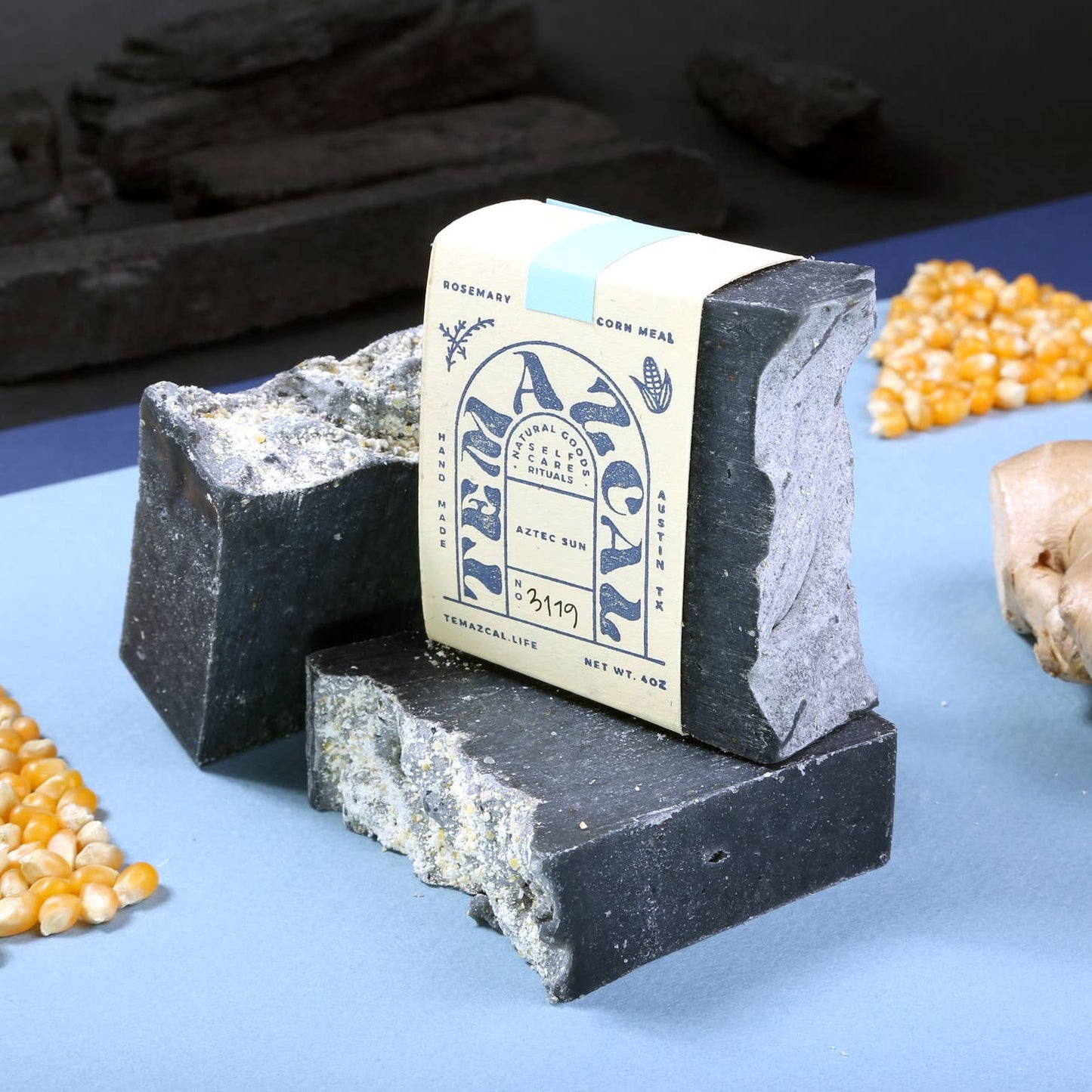 All natural soap bar for your face and body, made with an enchanting mix of ancient ingredients with a rich aroma that rejuvenates your senses.