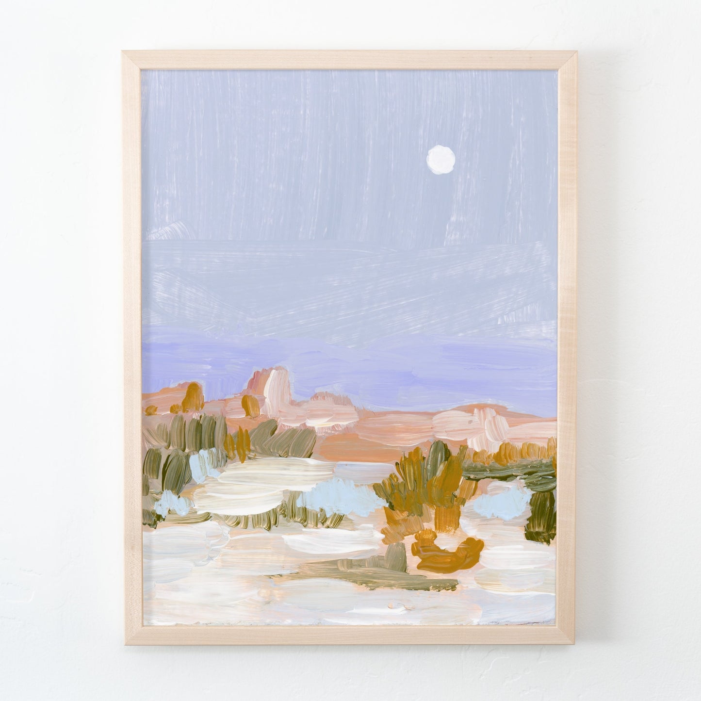 Joshua Tree Moon Canvas Print