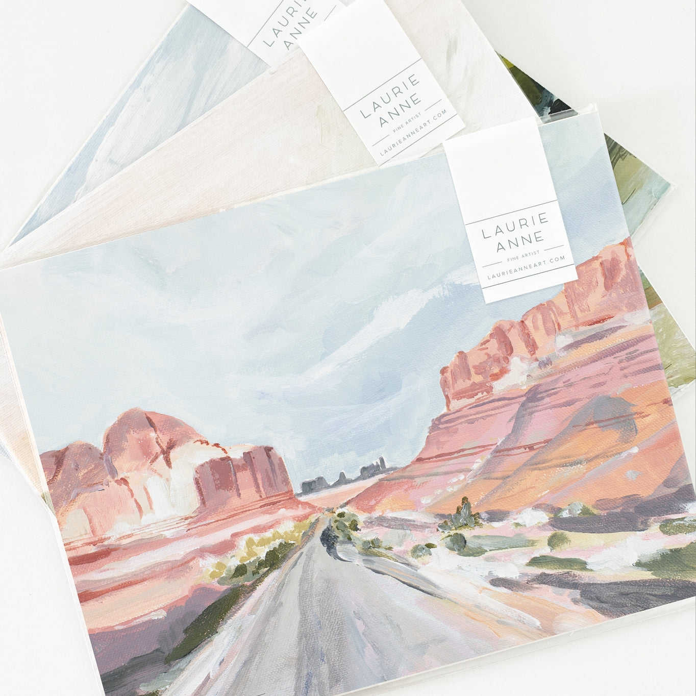 This Giclee Fine Art Print was created from Laurie Anne's original acrylic painting and is printed on a luxurious, gallery-quality matte canvas paper. This is an unframed print - frame is not included. Each print has her artist signature on it in the lower left or right corner.