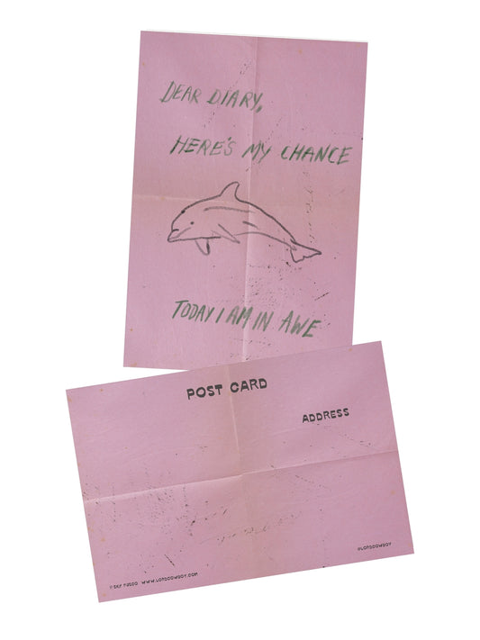 Here's My Chance Postcard Print