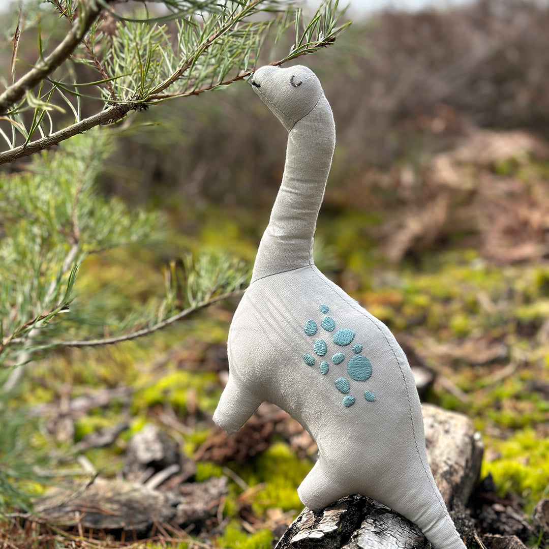 Linen Dinosaur Plush Toy