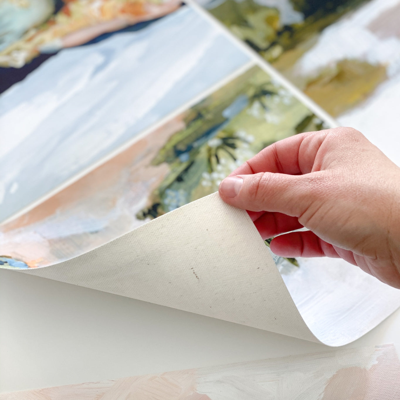 This Giclee Fine Art Print was created from Laurie Anne's original acrylic painting and is printed on a luxurious, gallery-quality matte canvas paper. This is an unframed print - frame is not included. Each print has her artist signature on it in the lower left or right corner.