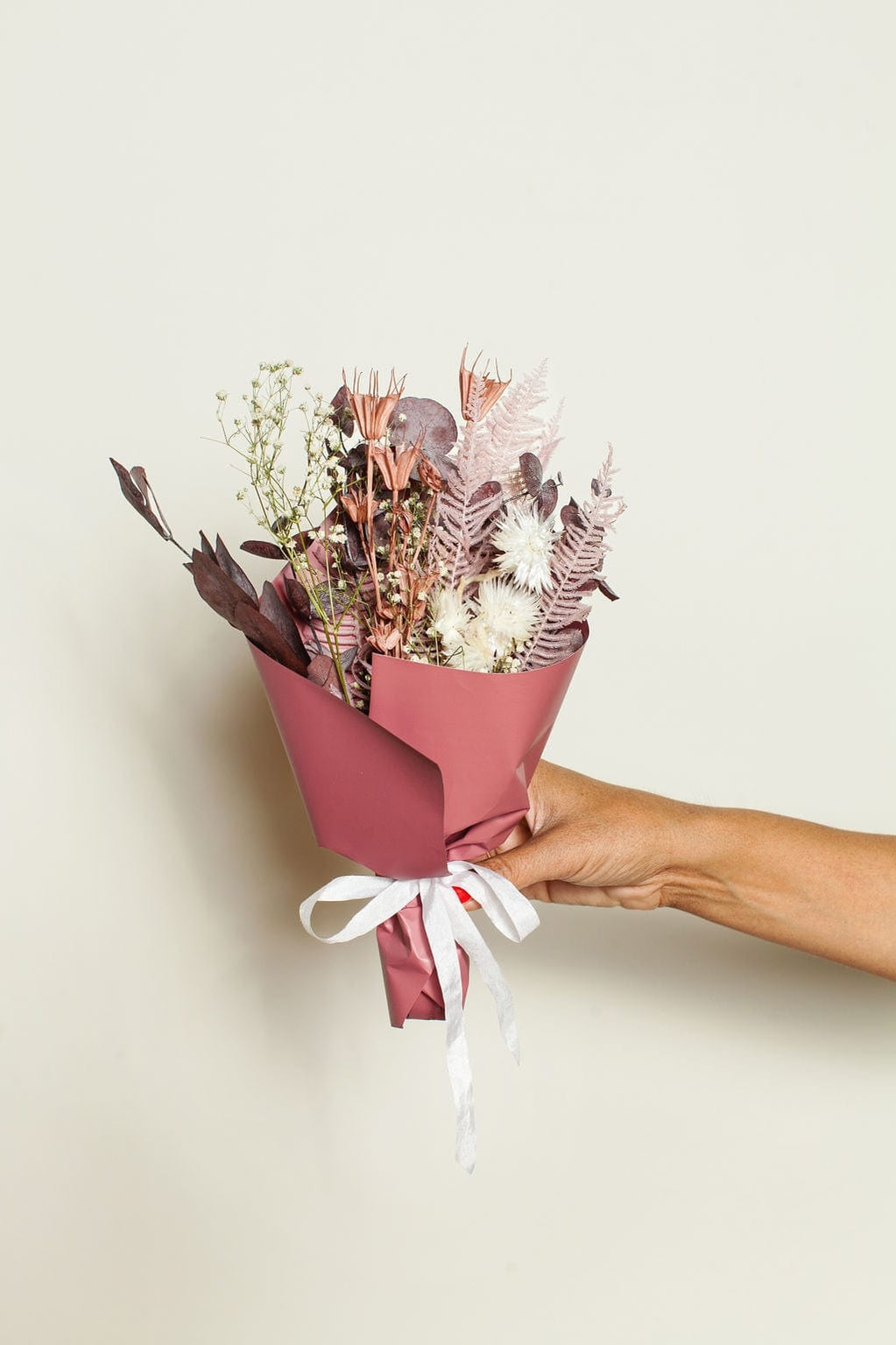 Sugar Plum Mini Dried Floral Bouquet