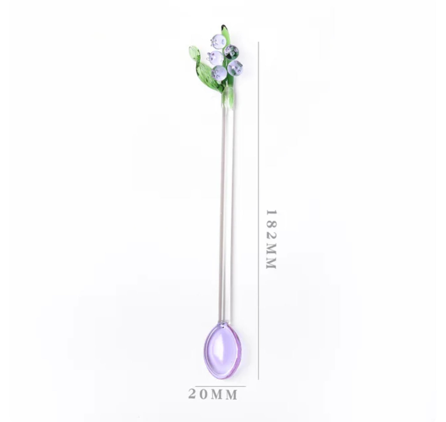 Flower Glass Stirring Spoon