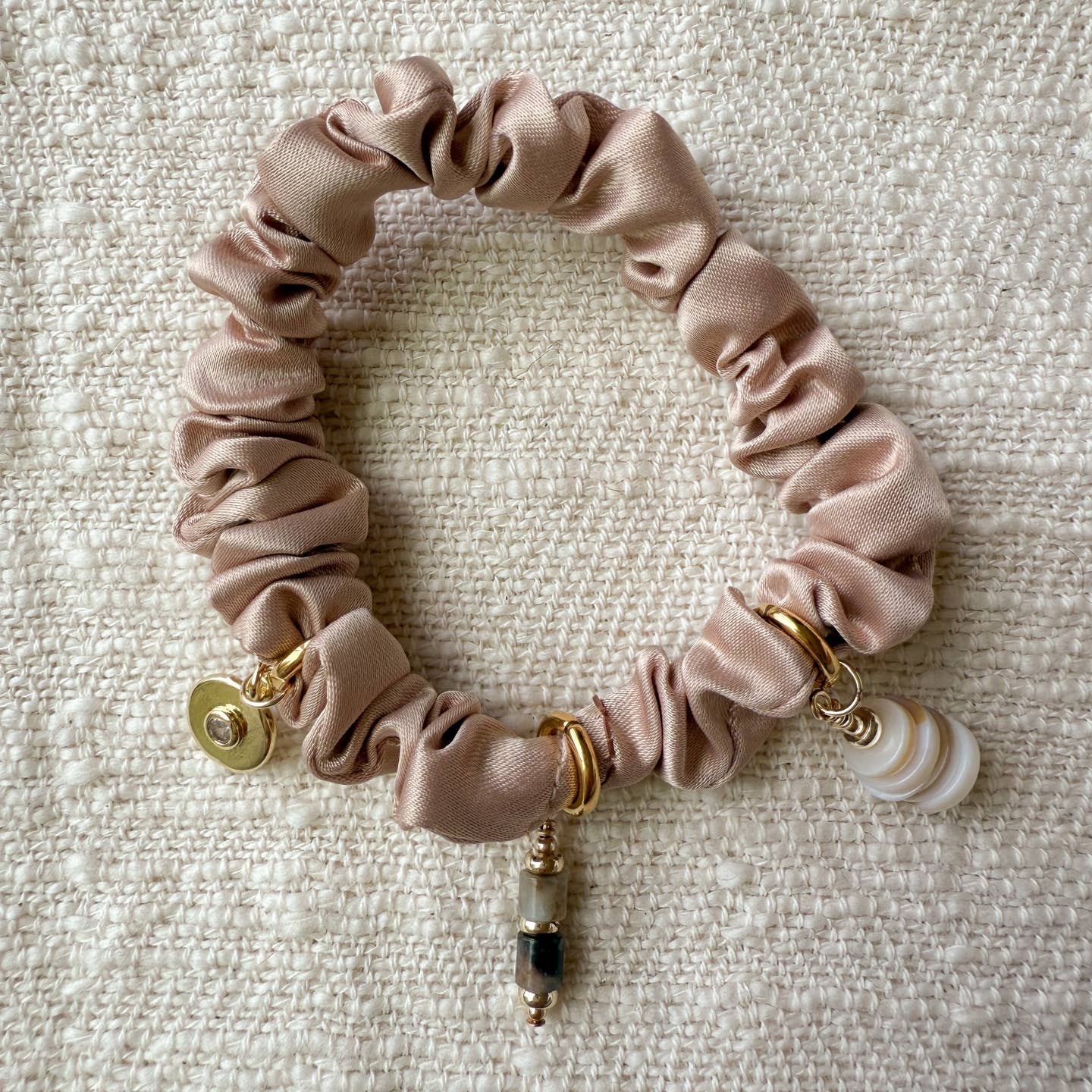 Charm Satin Scrunchie