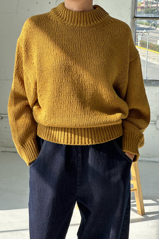 le bon zoe sweater dijon