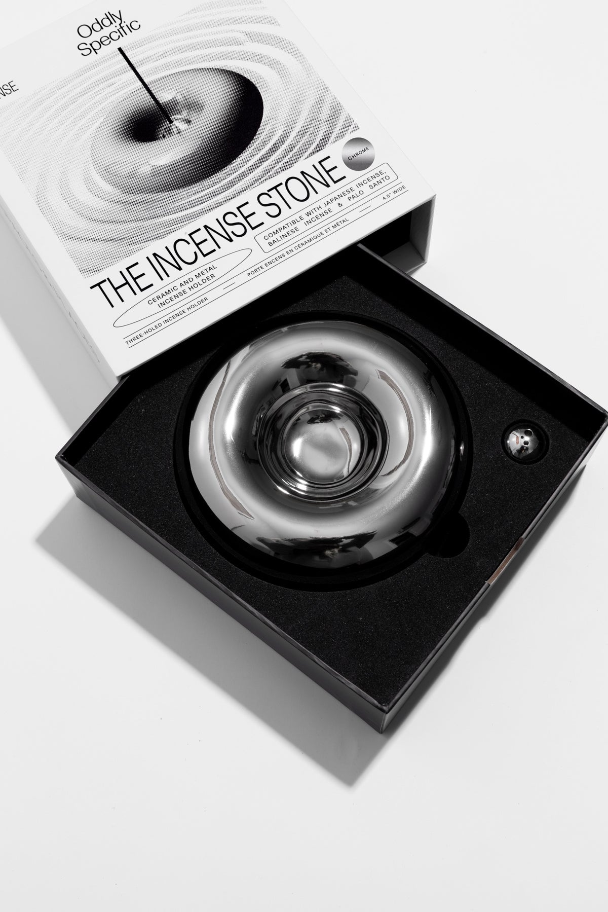 Chrome Incense Holder